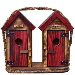 Pine Creek Structures Outdoor Decor - Large Outhouse Birdhouse