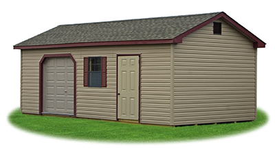 Customize Peak Storage Shed available at Pine Creek Structures