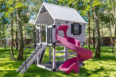 Happy Hideout Package #H68-5 Vinyl Backyard Play Set for Children