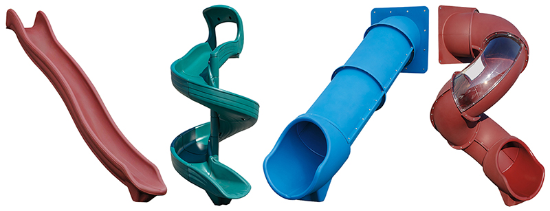 Slide Colors  -  Green, Blue, or Red (Clear panels also available for tube slides)