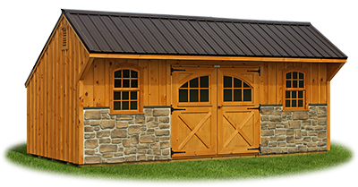 10 x 20 Providence Carriage House Style Storage Shed