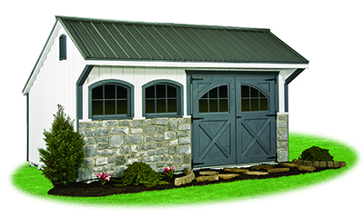 10x 16 Providence Carriage House Style Storage Shed
