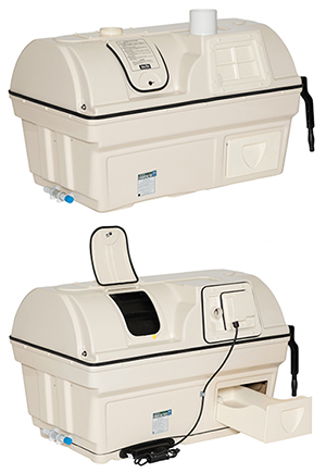 Sun-Mar centrex 2000 series central unit composting toilet