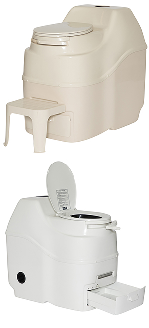 Sun-Mar self contained composting toilet bone excel non electric model