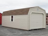12x24 Dutch Barn Style Garage with Vinyl Siding at Pine Creek Structures of Berrysburg