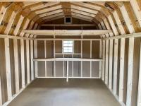 10 x 16 Highwall Barn - inside