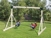 Adventure Gym Vinyl playset Model From Pine Creek Structures