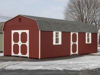 14x28 Red Gambrel Dutch Storage Barn at Pine Creek Structures of Spring Glen, PA