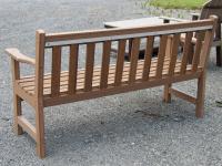 5' Woodgrain Poly Garden Bench