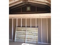 12x16 Dutch Barn Style Storage Shed with Shelves and Lofts Inside