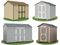 Custom Order a Madison Series (economy) peak style storage shed from Pine Creek Structures of Egg Harbor 