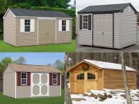 Custom Order A Peak (A-Frame) Style Storage Shed from Pine Creek Structures of Zelienople