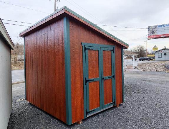 8 x 10 Lean-to Shed Exterior