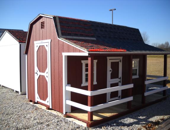 8'x12' Historical Barn Playhouse w/ Porch 