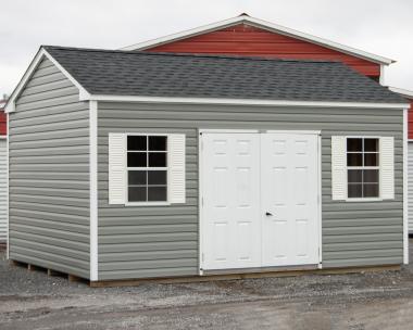 12x16 Custom Color Peak Style Storage Shed From Pine Creek Structures