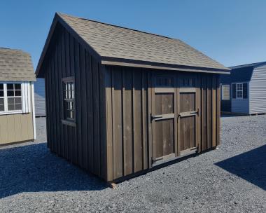 Exterior 10x12 Board and Batten Cape Cod Shed
