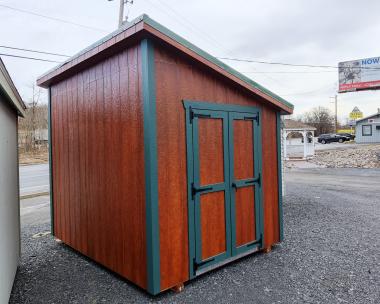 8 x 10 Lean-to Shed Exterior
