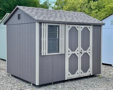 8 x 10 Peak Style Shed Side Entry