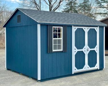 10 x 12 Peak Style Shed Side Entry 