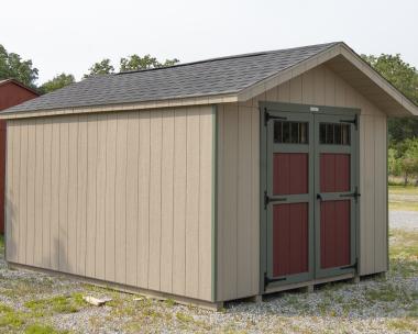 10x14 Front Entry Peak Style Storage Shed
