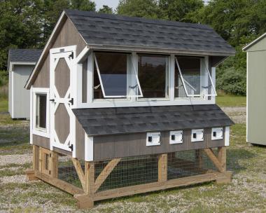 6x8 Chicken Condo available at Pine Creek Structures of Egg Harbor