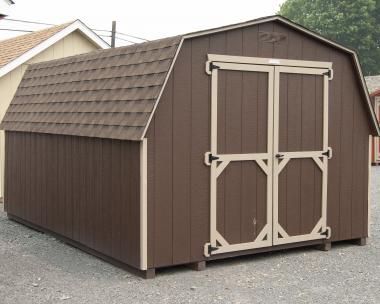 10x14 Madison Series (Economy Line) Mini Barn Style Storage Shed Building