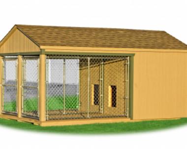 8 x 14 Large Double Kennel