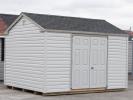 10x12 Madison Series Peak Storage Shed with Vinyl Siding From Pine Creek Structures