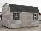 10x16 Gambrel Barn Style Storage Shed with Vinyl Siding