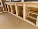 6 x 8 Large Chicken Condo inside - nesting boxes