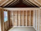10 x 14 Cape Cod Shed - inside