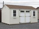 10x16 Peak Style Storage Shed with Vinyl Siding at Pine Creek Structures of Spring Glen