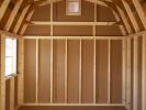 10x14 Heavy-Duty Gambrel Barn Style Storage Shed Interior