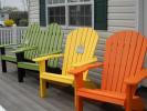 Pine Creek Structures Poly Furniture Adirondack Chair