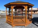 12'x12' Wooden Octagon Gazebo with single roof from Pine Creek Structures in Harrisburg, PA 